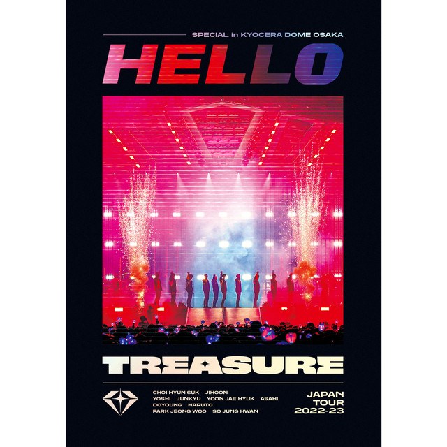TREASURE — TREASURE JAPAN TOUR 2022-23 ~HELLO~ SPECIAL in KYOCERA DOME OSAKA cover artwork