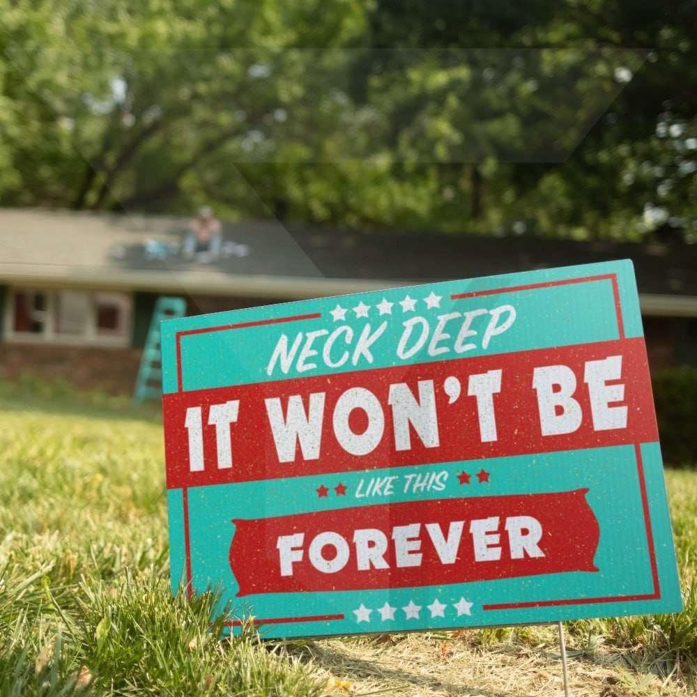 Neck Deep — It Won&#039;t Be Like This Forever cover artwork