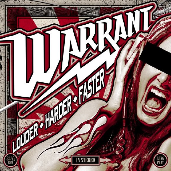 Warrant Louder Harder Faster cover artwork