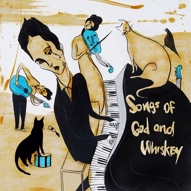 The Airborne Toxic Event Songs of God and Whiskey cover artwork