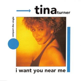 Tina Turner — I Want You Near Me cover artwork