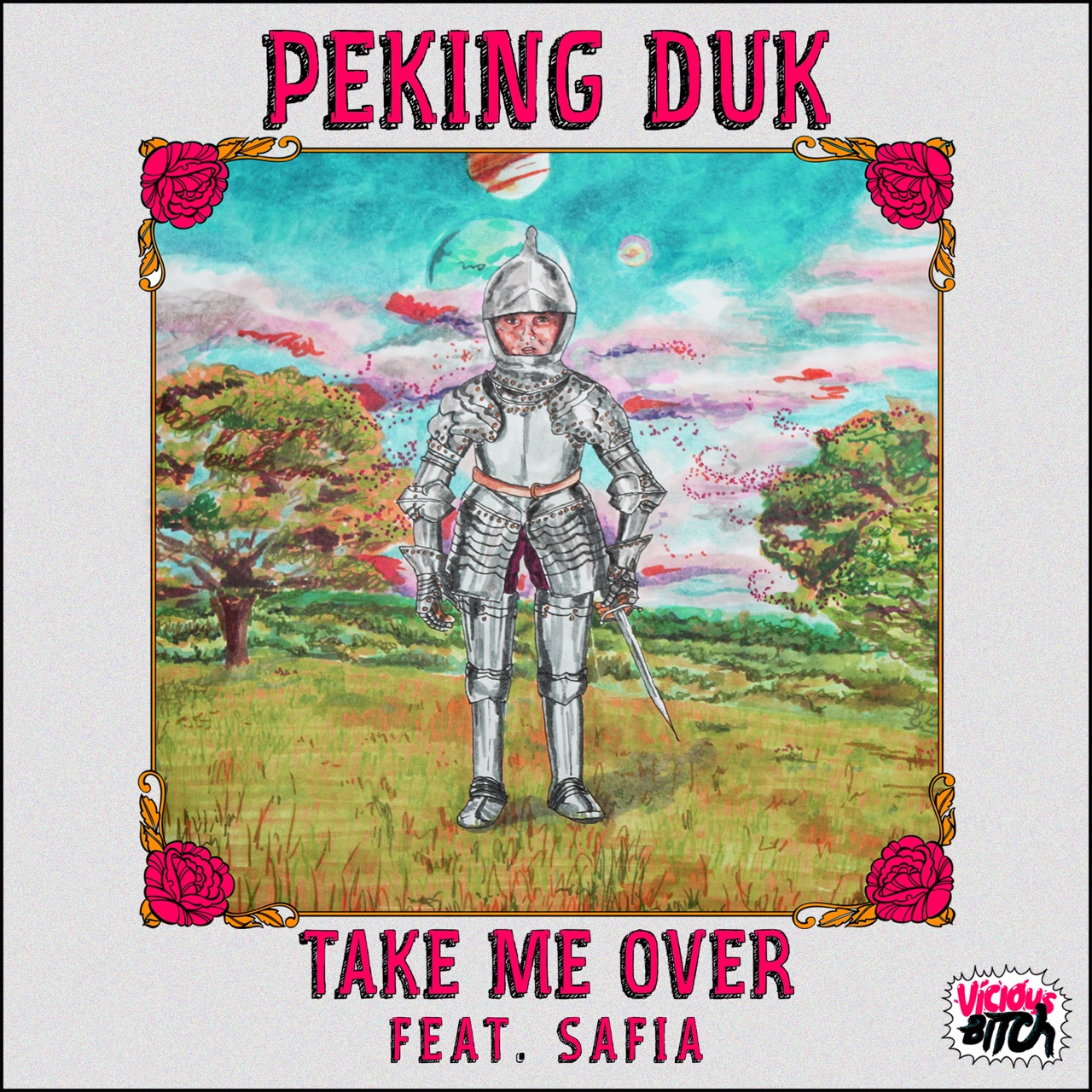 Peking Duk featuring SAFIA — Take Me Over cover artwork