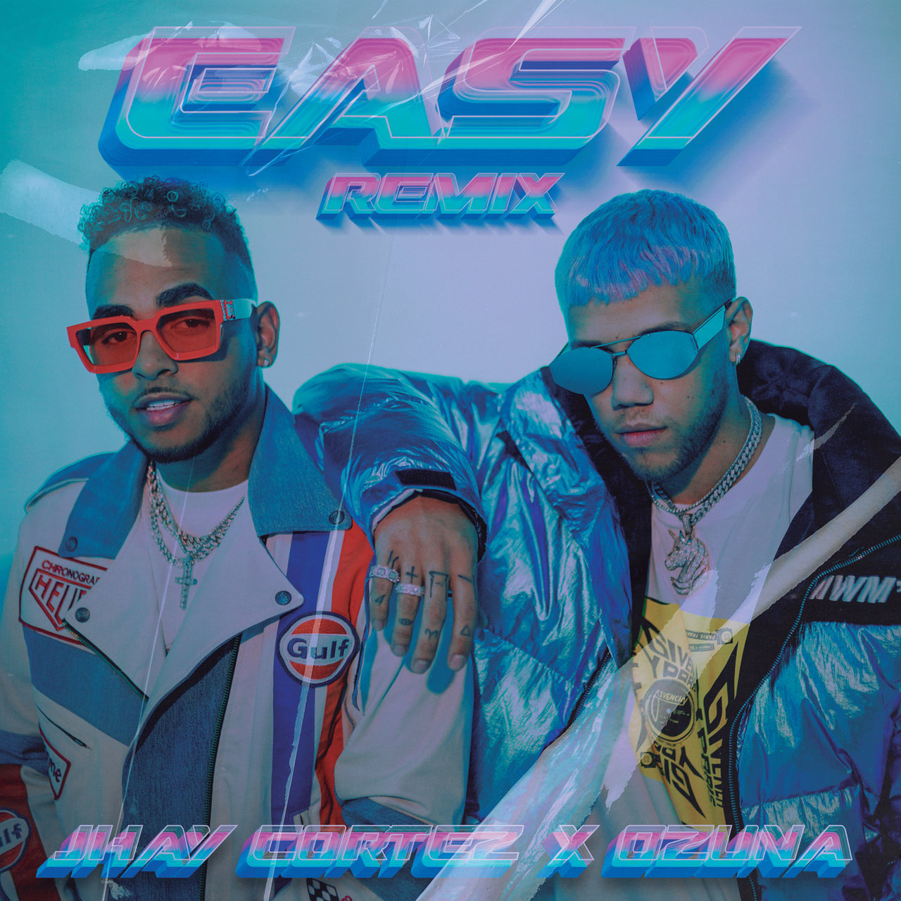Jhayco & Ozuna — Easy (Remix) cover artwork