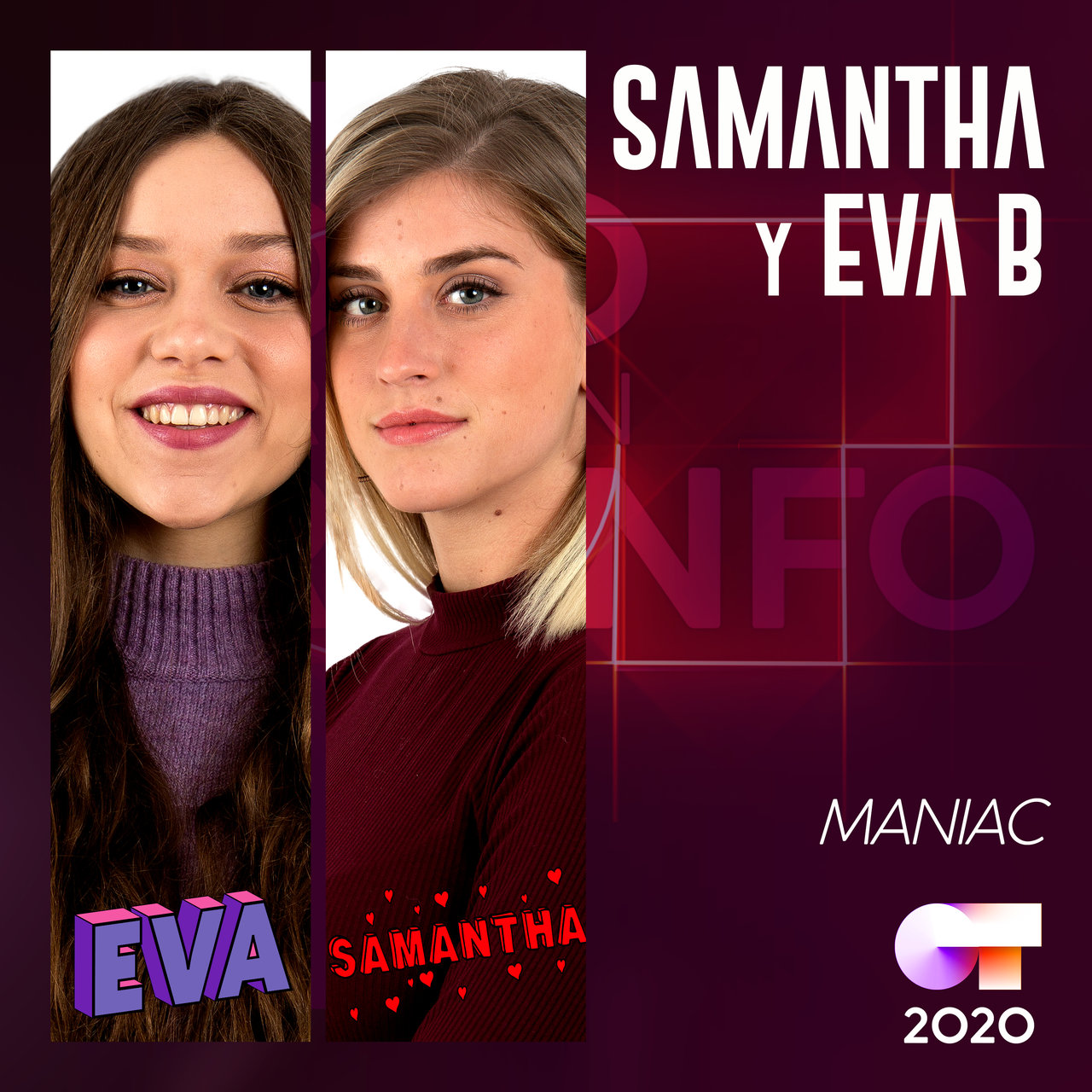 Eva B & Samantha — Maniac cover artwork