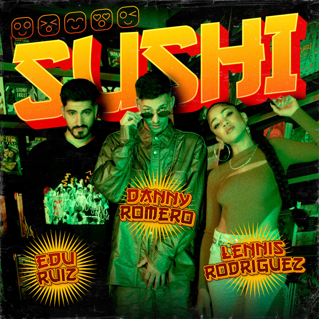 Danny Romero, Lennis Rodriguez, & Edu Ruiz — Sushi cover artwork