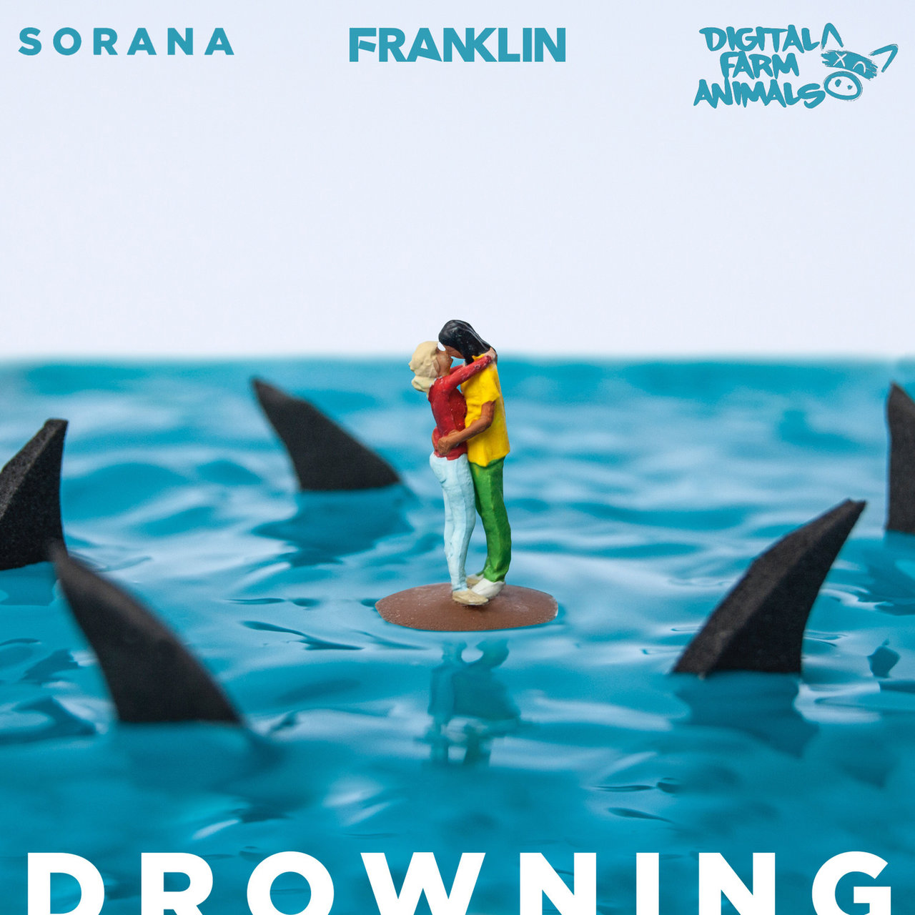 Franklin, Digital Farm Animals, & Sorana Drowning cover artwork