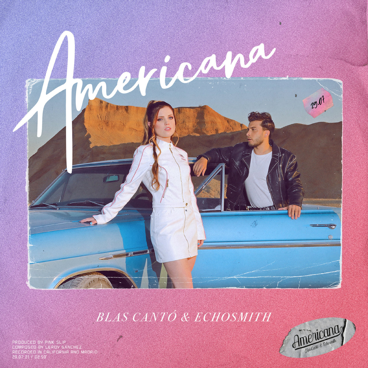Blas Cantó featuring Echosmith — Americana cover artwork