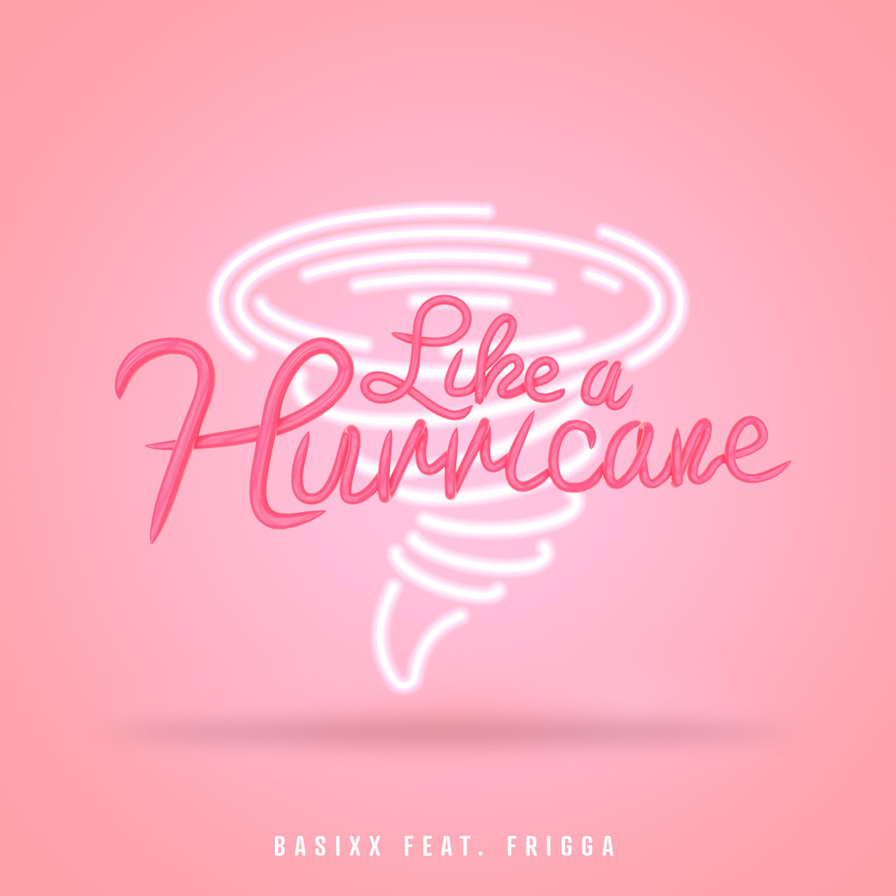 Basixx featuring Frigga — Like a Hurricane cover artwork