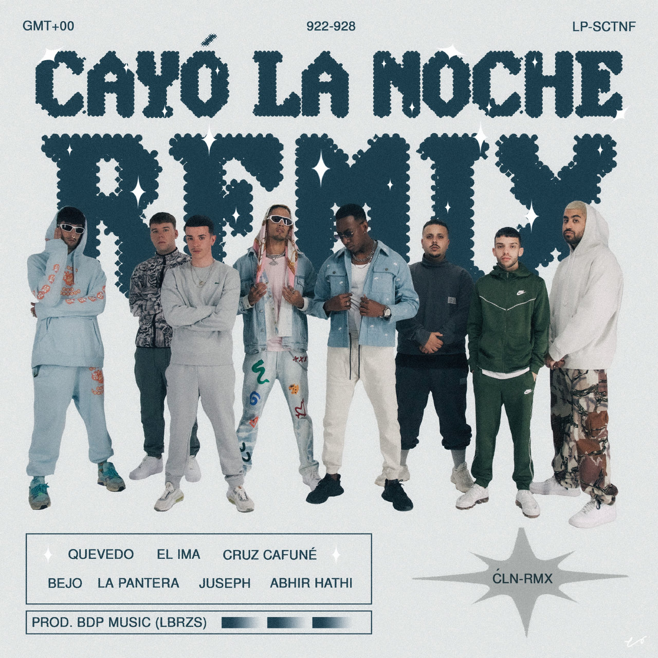 La Pantera, Quevedo, & Juseph featuring Cruz Cafuné, Abhir Hathi, Bejo, & EL IMA — Cayó La Noche (Remix) cover artwork