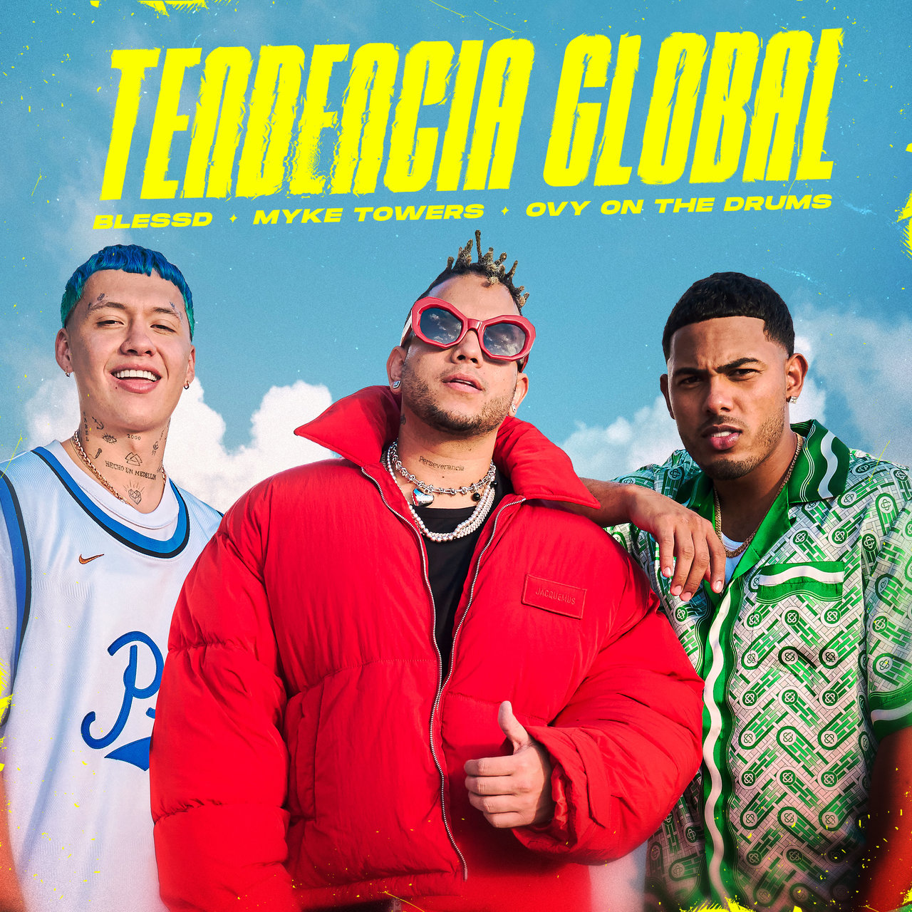 Blessd, Myke Towers, & Ovy on the Drums Tendencia Global cover artwork