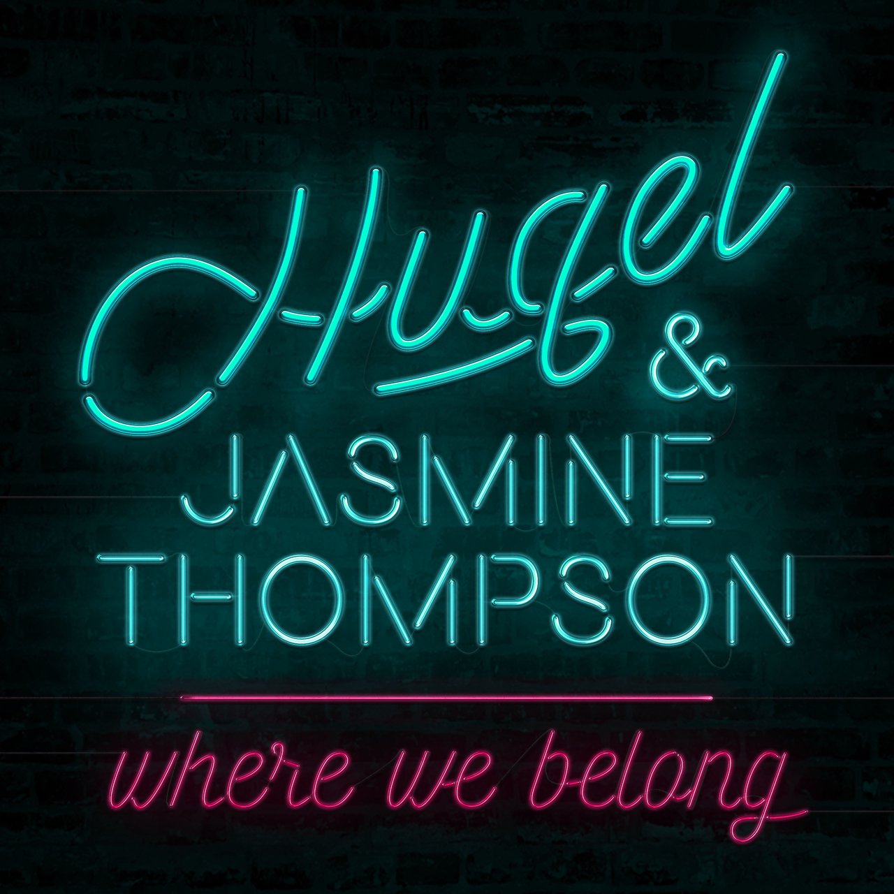 HUGEL & Jasmine Thompson — Where We Belong cover artwork