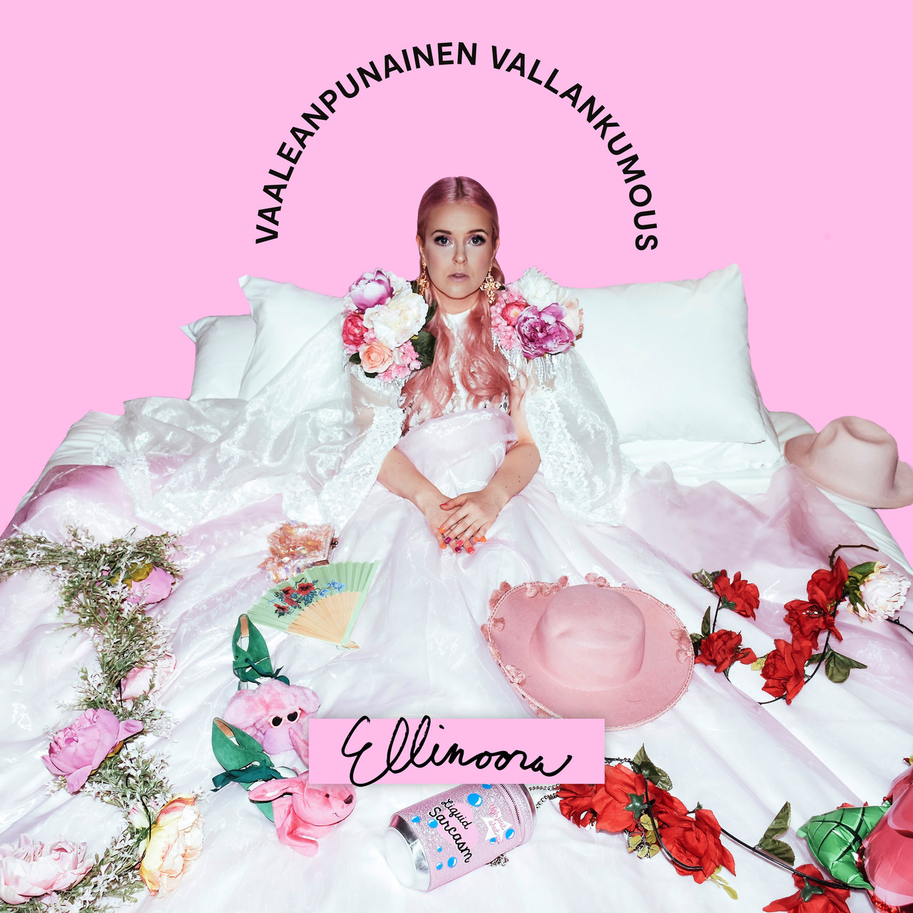 Ellinoora Vaaleanpunainen vallankumous cover artwork
