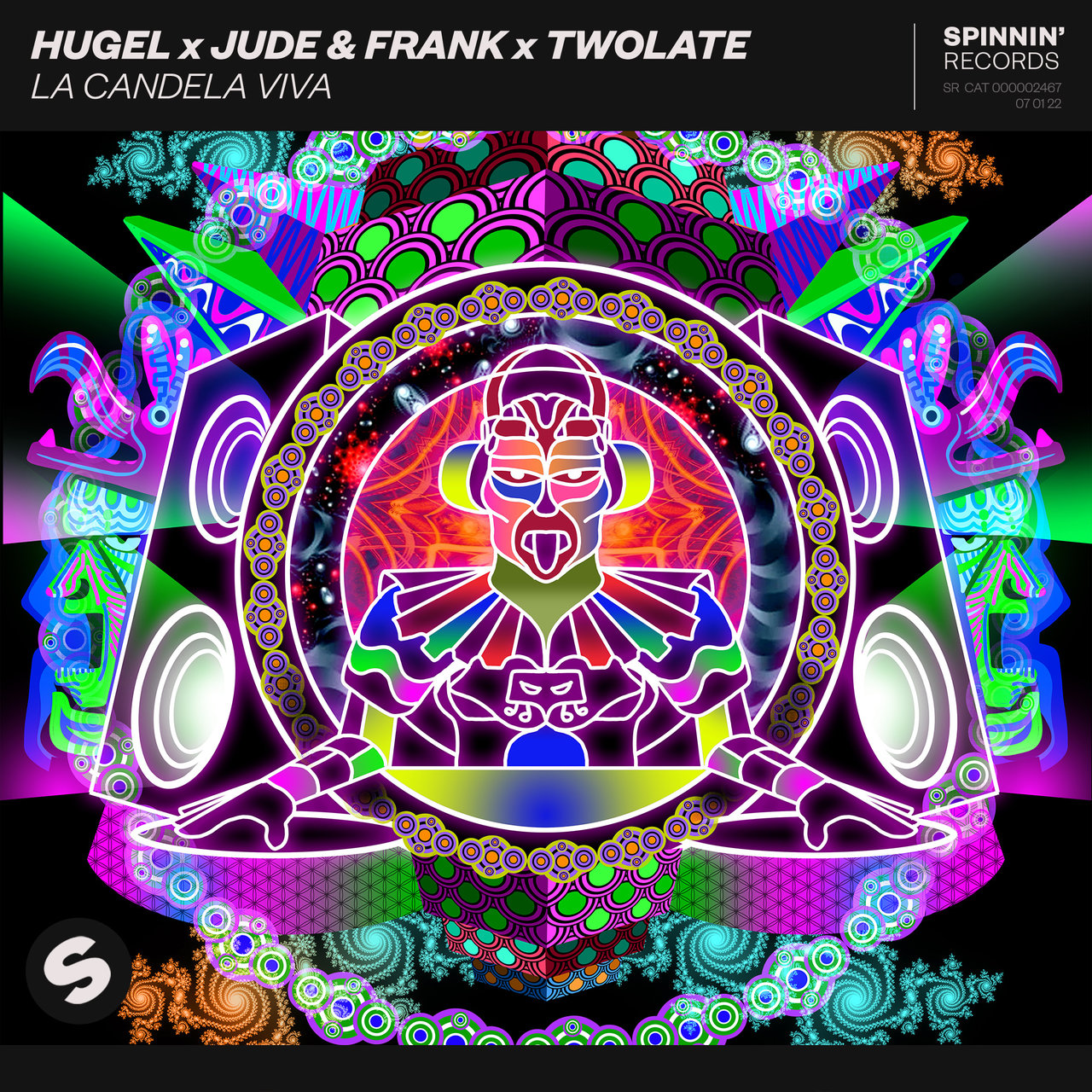 HUGEL, Jude &amp; Frank, & Twolate — La candela viva cover artwork