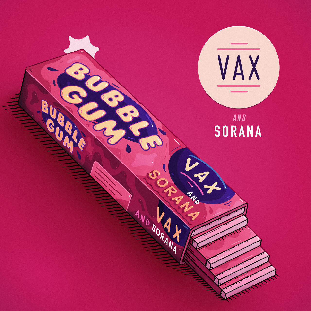VAX & Sorana Bubble Gum cover artwork