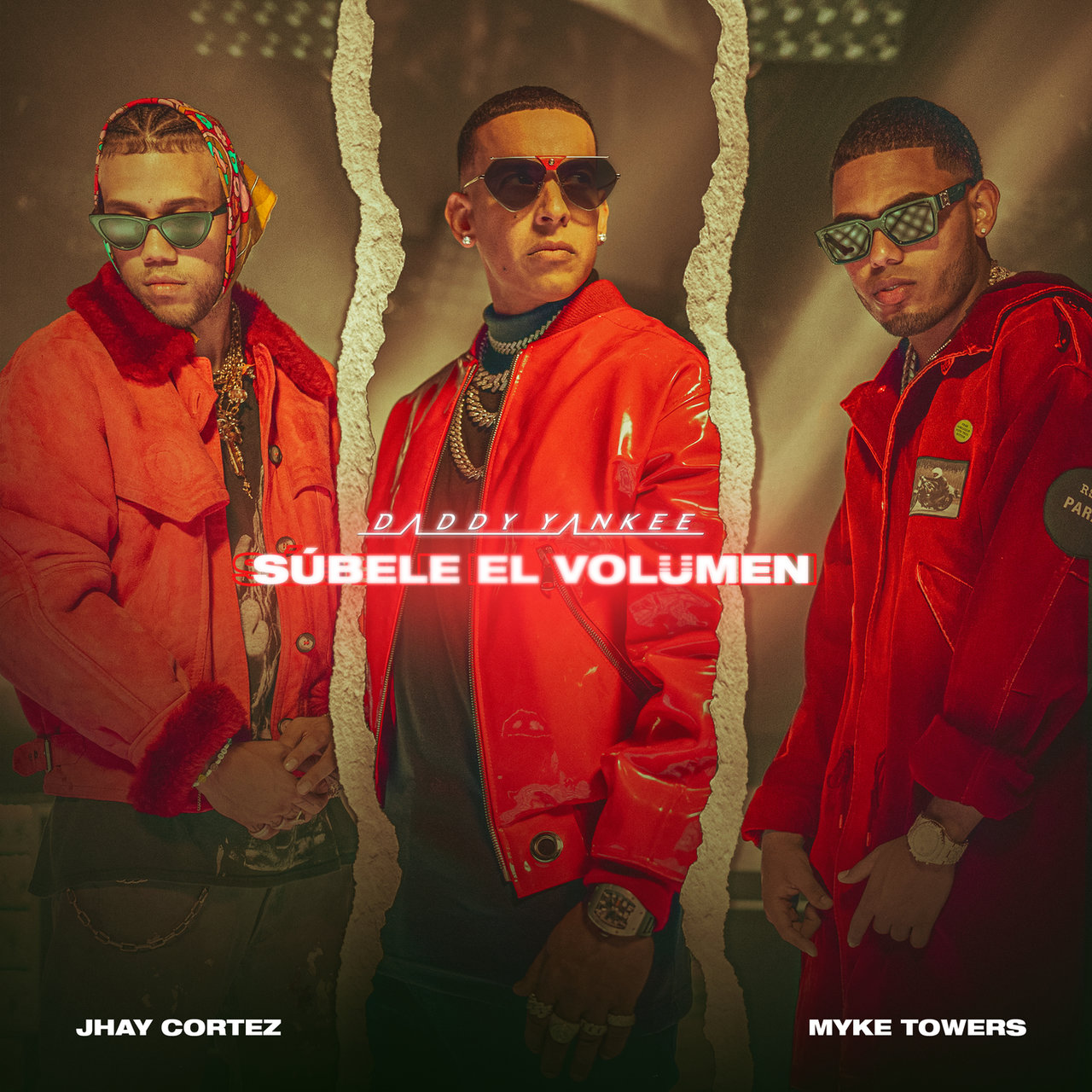 Daddy Yankee, Myke Towers, & Jhayco — SÚBELE EL VOLUMEN cover artwork