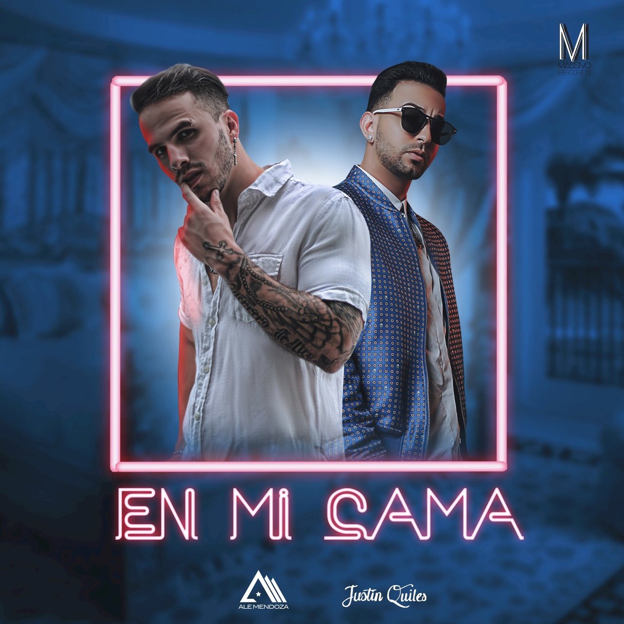 Ale Mendoza ft. featuring Justin Quiles En Mi Cama cover artwork
