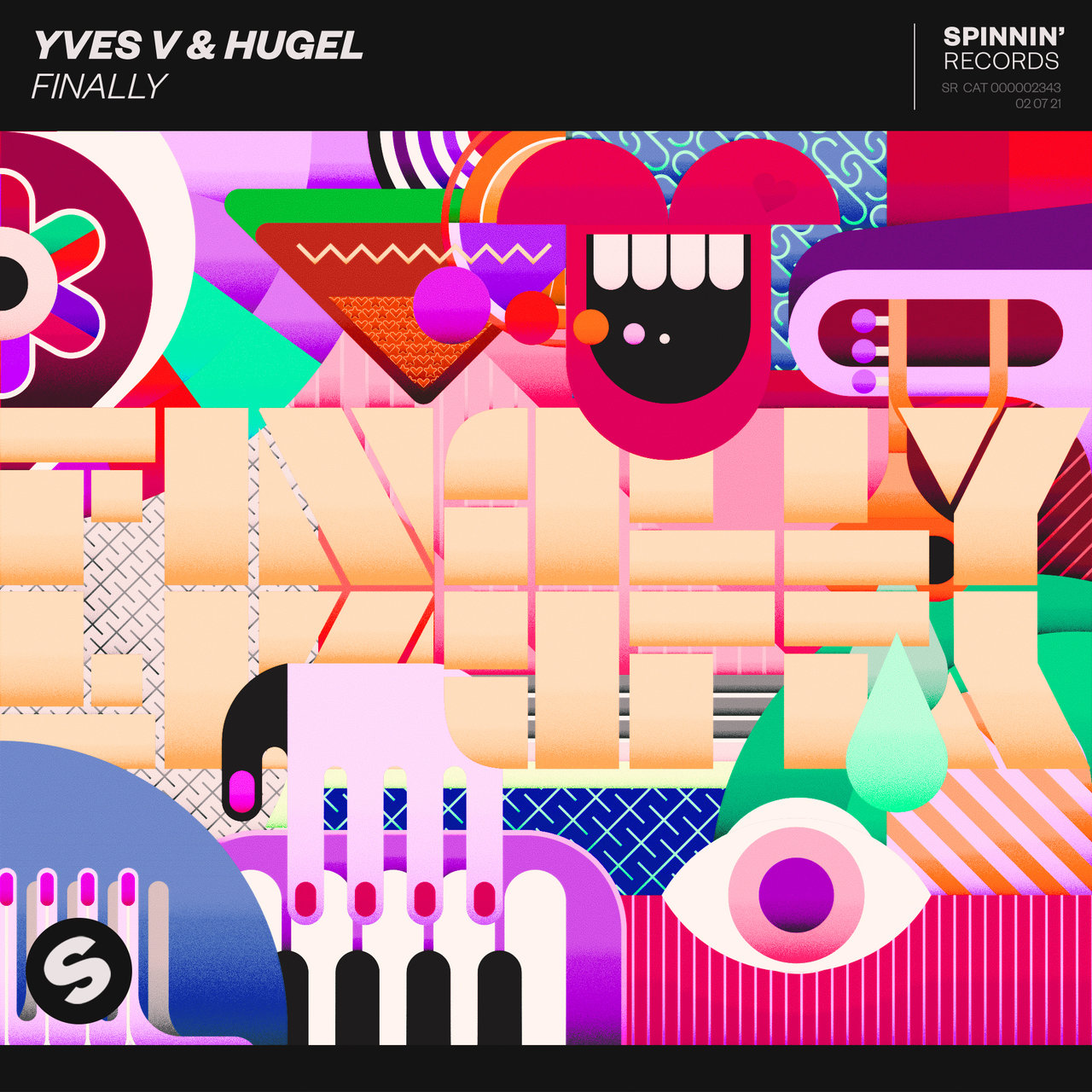 Yves V & HUGEL — Finally cover artwork
