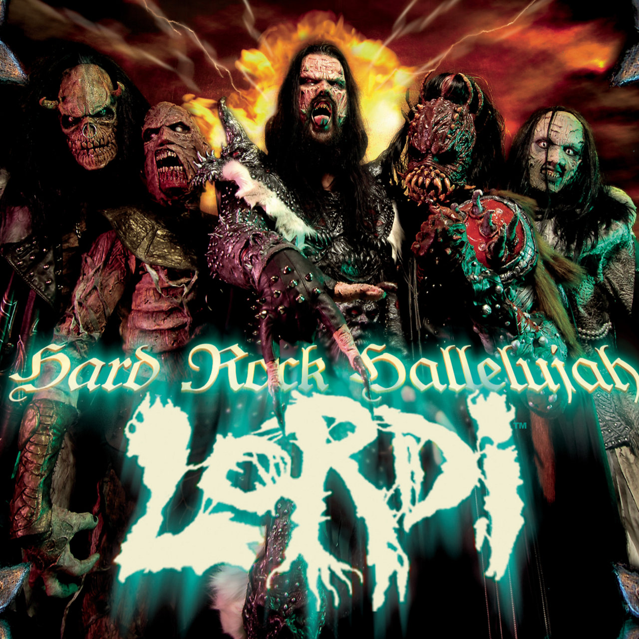 Lordi Hard Rock Hallelujah cover artwork