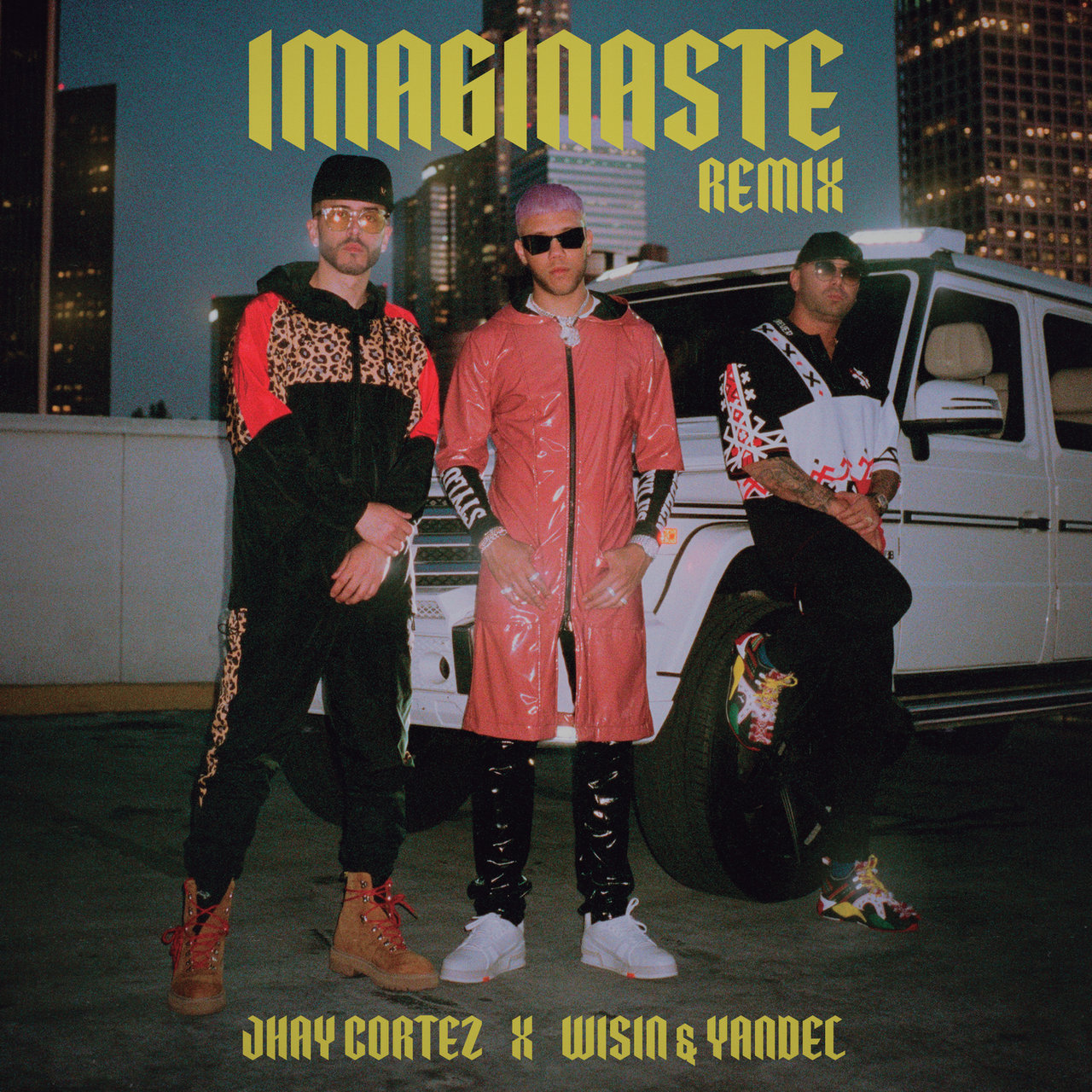 Jhayco featuring Wisin &amp; Yandel — Imaginaste (Remix) cover artwork