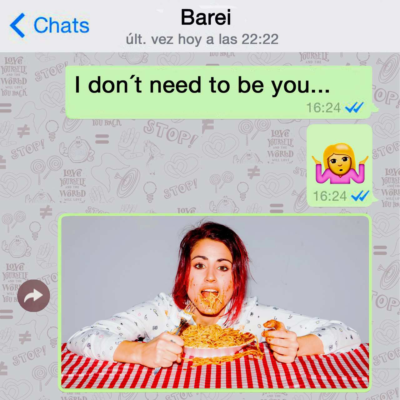 Barei — I Don&#039;t Need to Be You cover artwork