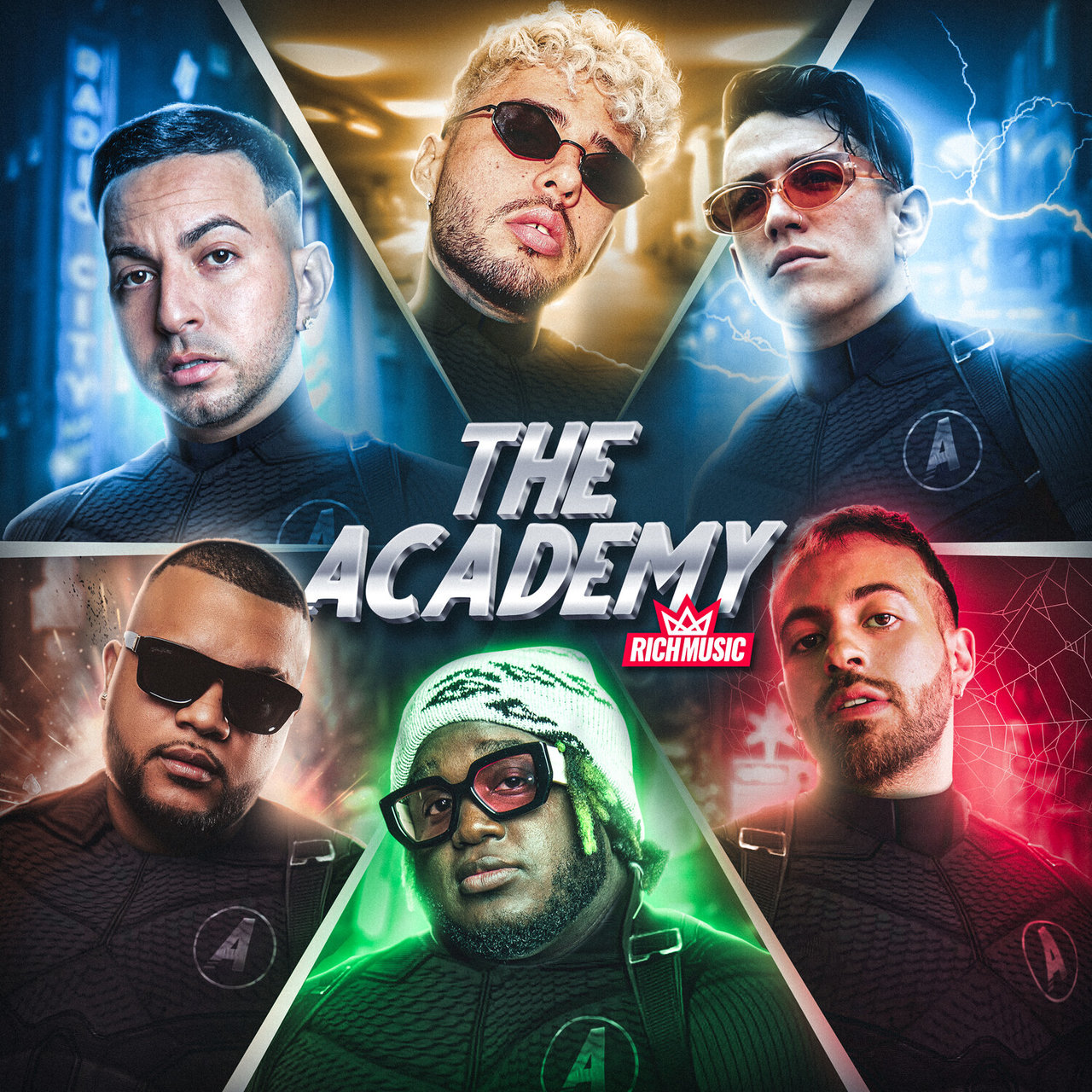 Rich Music LTD, Sech, & Dalex The Academy cover artwork