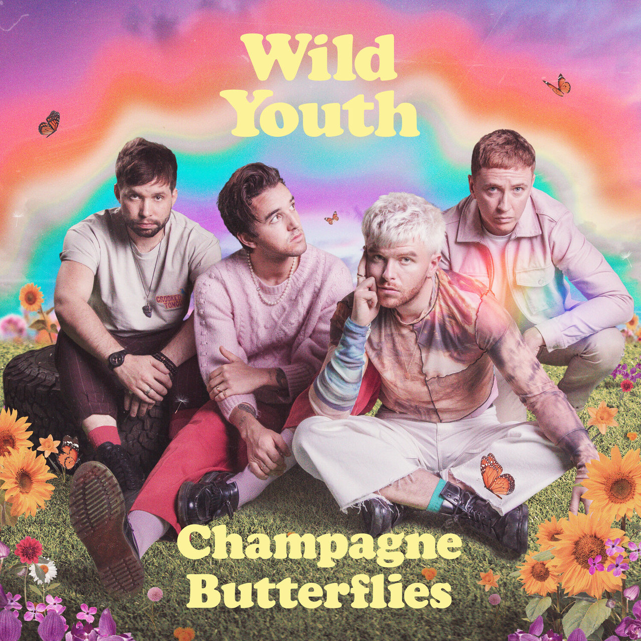 Wild Youth — Champagne Butterflies cover artwork