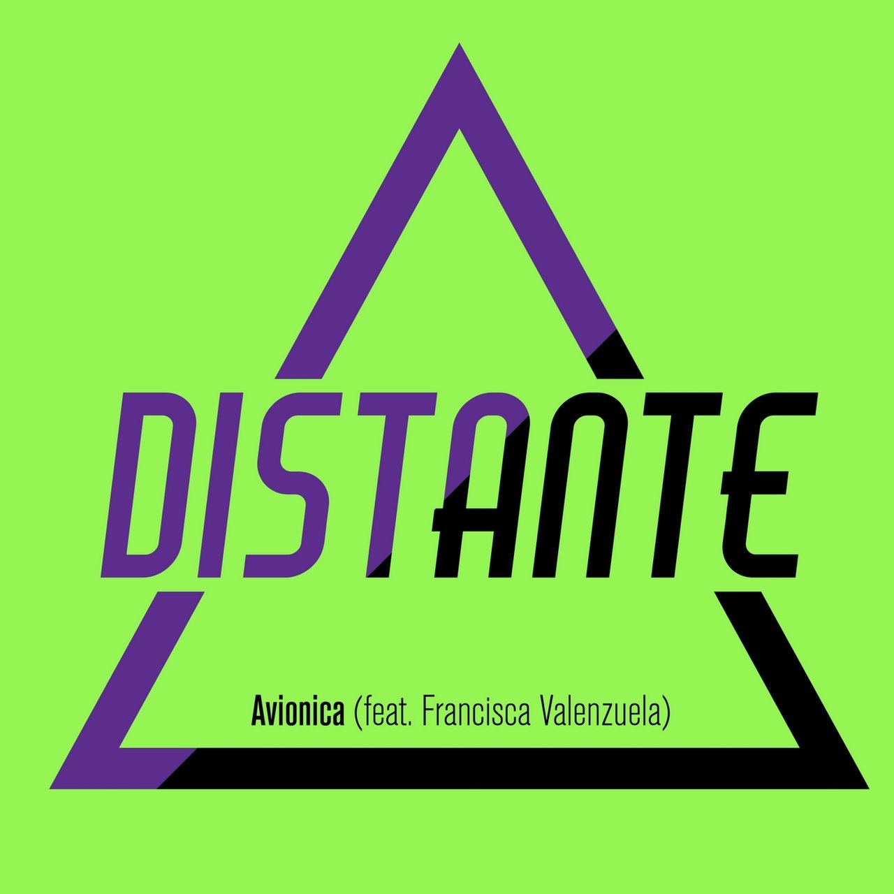Aviónica ft. featuring Francisca Valenzuela Distante cover artwork