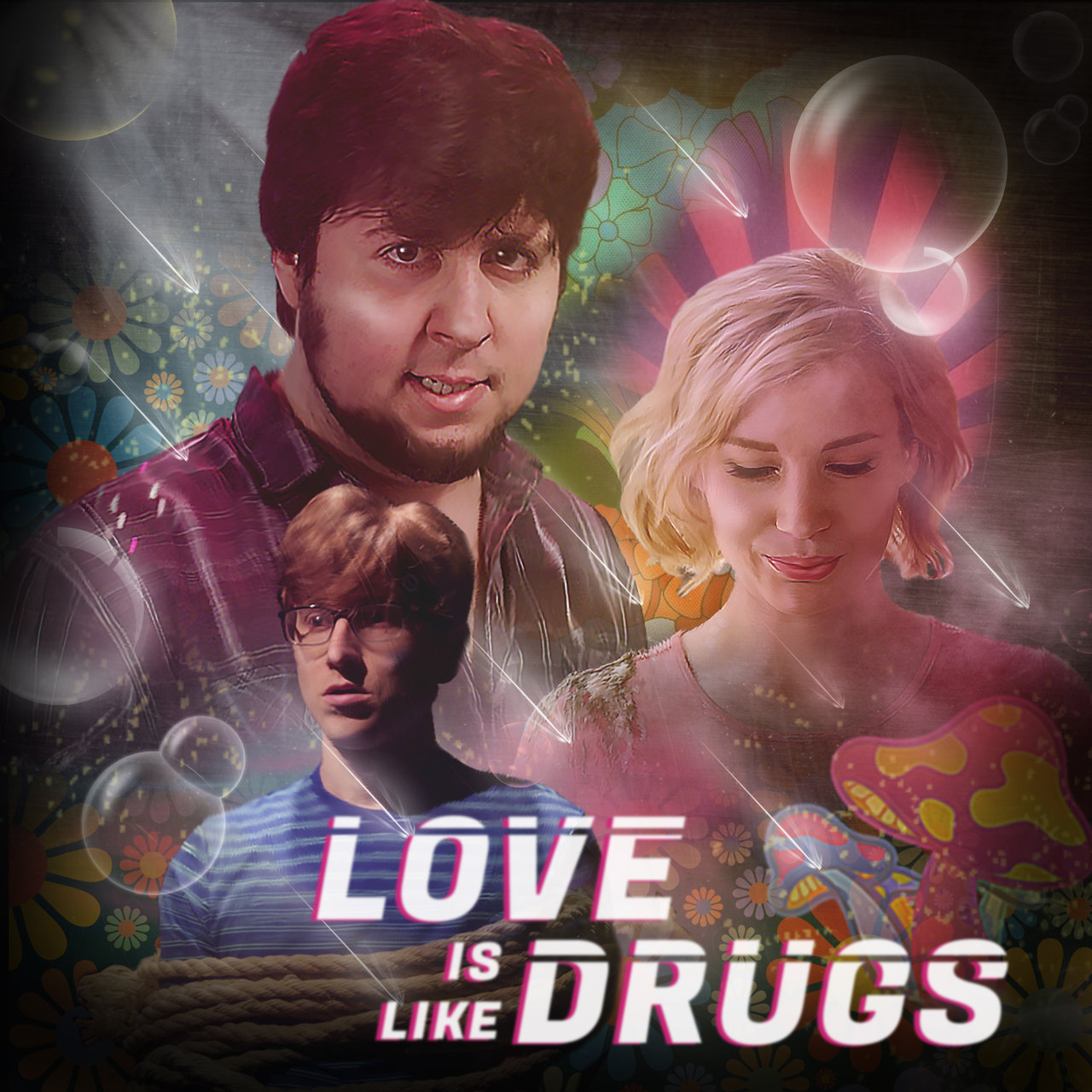 JonTron & The Gregory Brothers — Being in Love Is Like Being on Drugs cover artwork