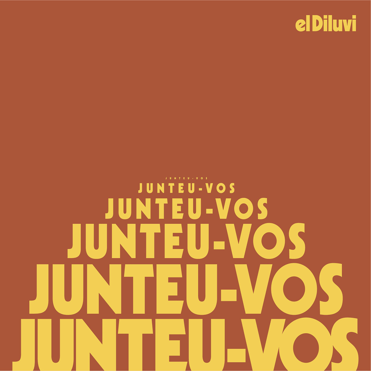 El Diluvi Junteu-vos cover artwork