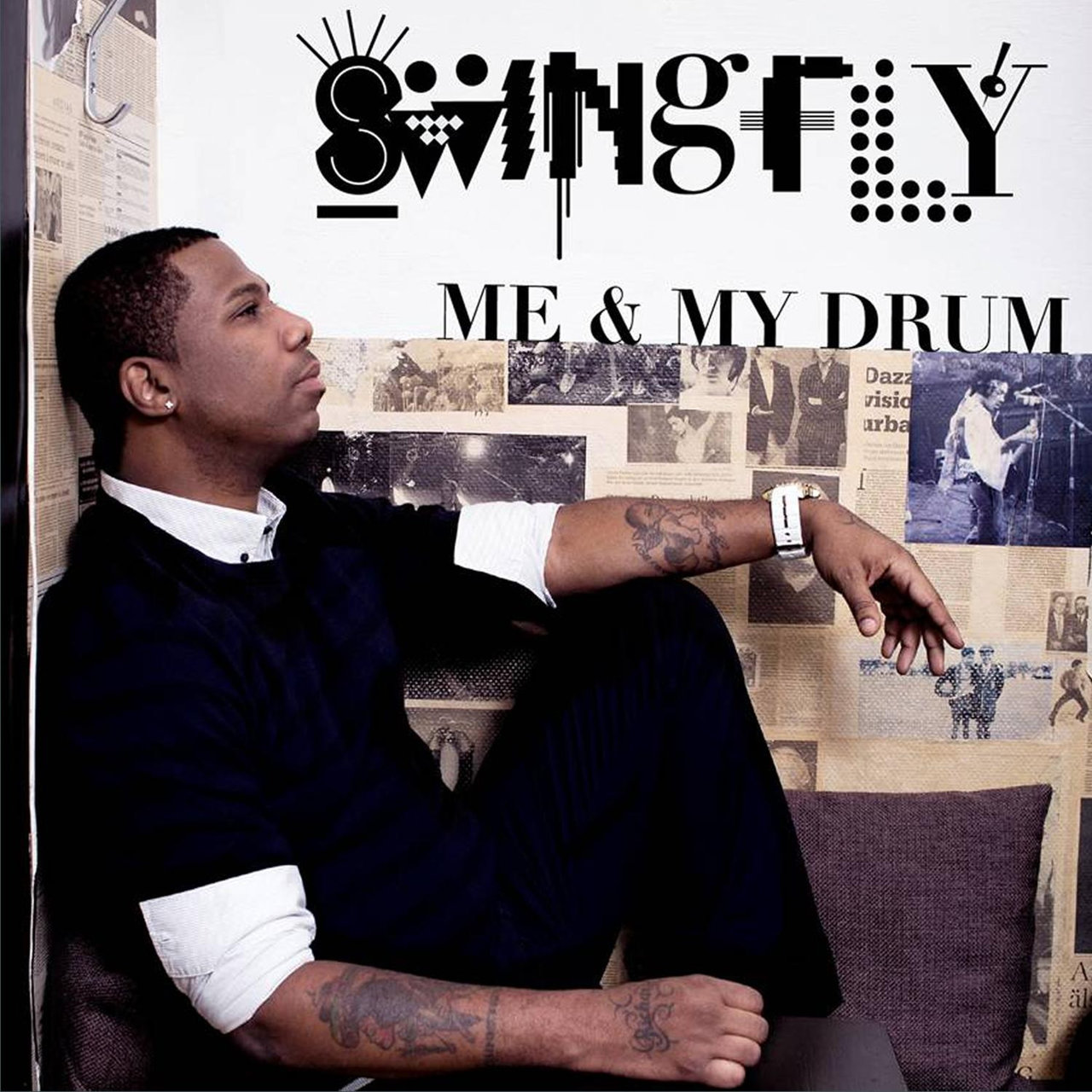 Swingfly featuring Christoffer Hiding — Me and My Drum cover artwork