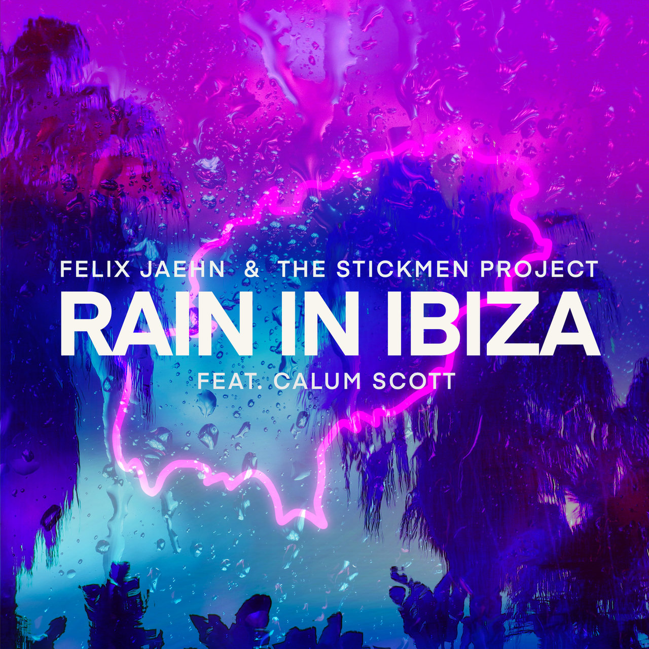 Felix Jaehn & The Stickmen Project featuring Calum Scott — Rain In Ibiza cover artwork