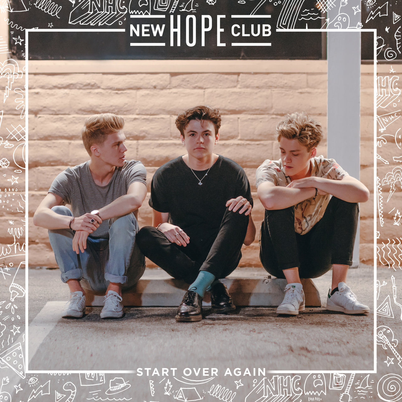 New Hope Club Start Over Again cover artwork