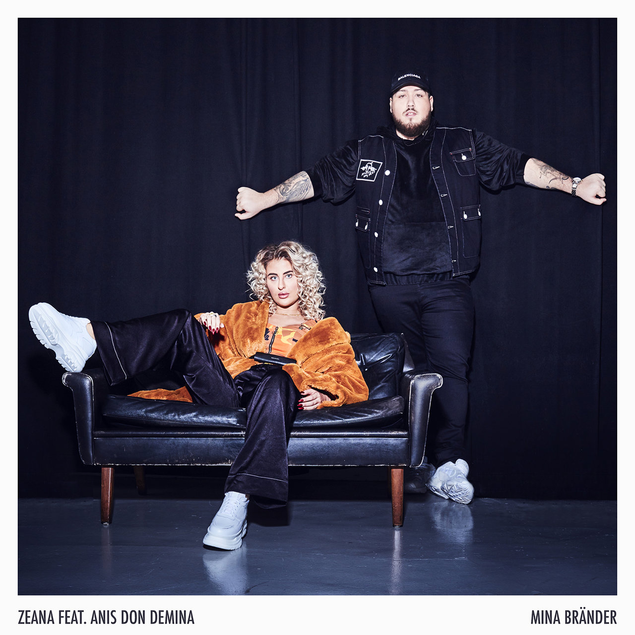 Zeana featuring Anis Don Demina — Mina bränder cover artwork