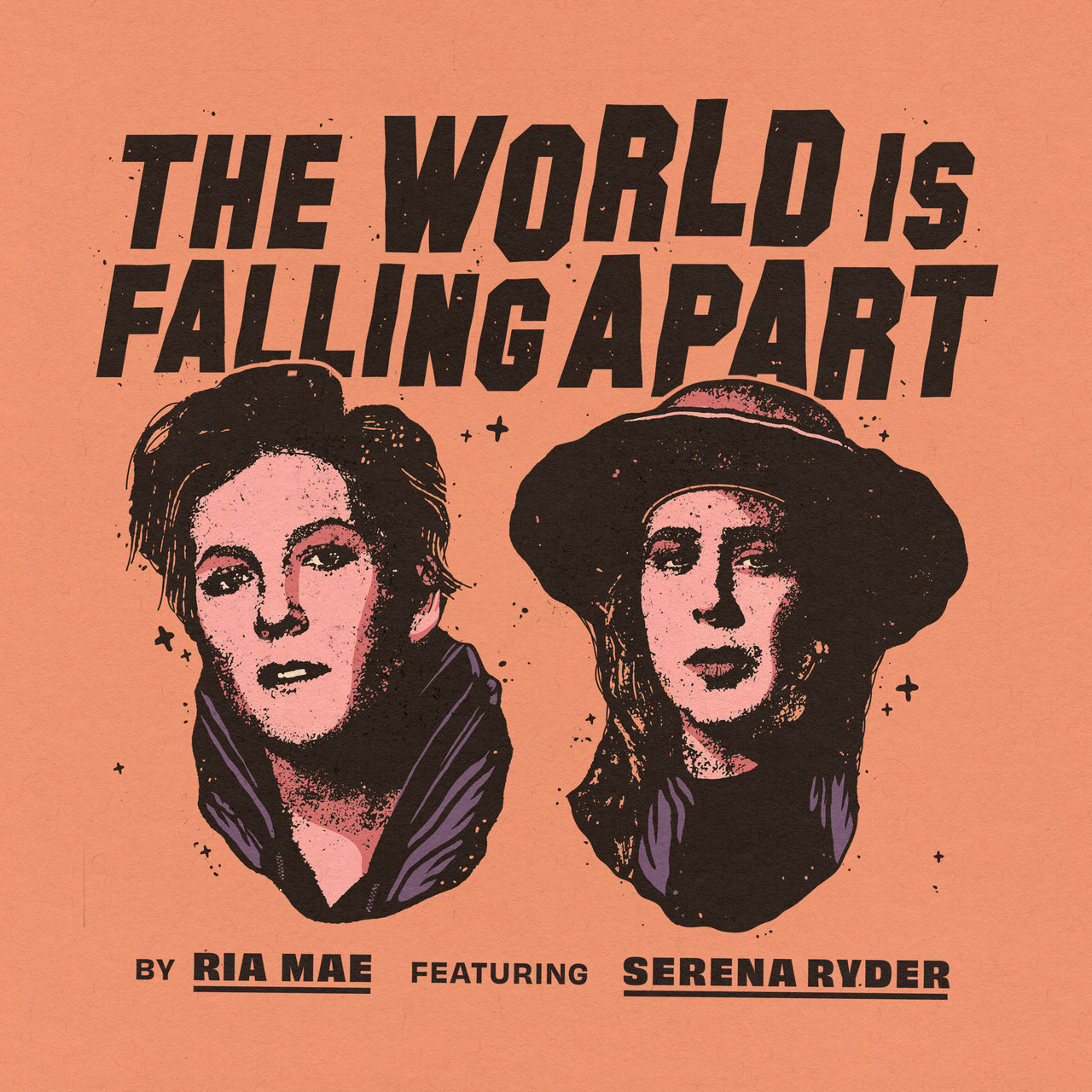 Ria Mae ft. featuring Serena Ryder The World Is Falling Apart cover artwork