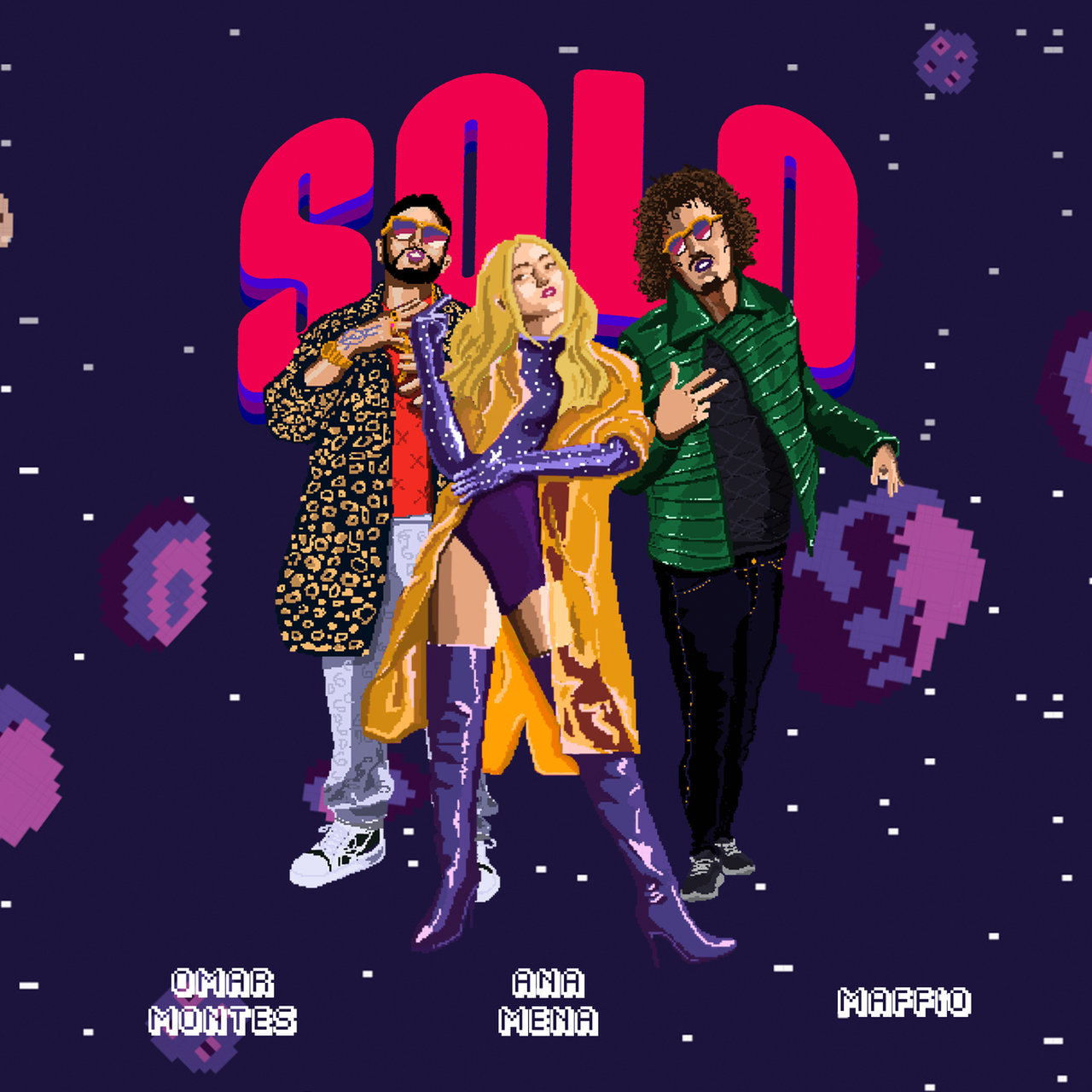 Omar Montes, Ana Mena, & Maffio Solo cover artwork