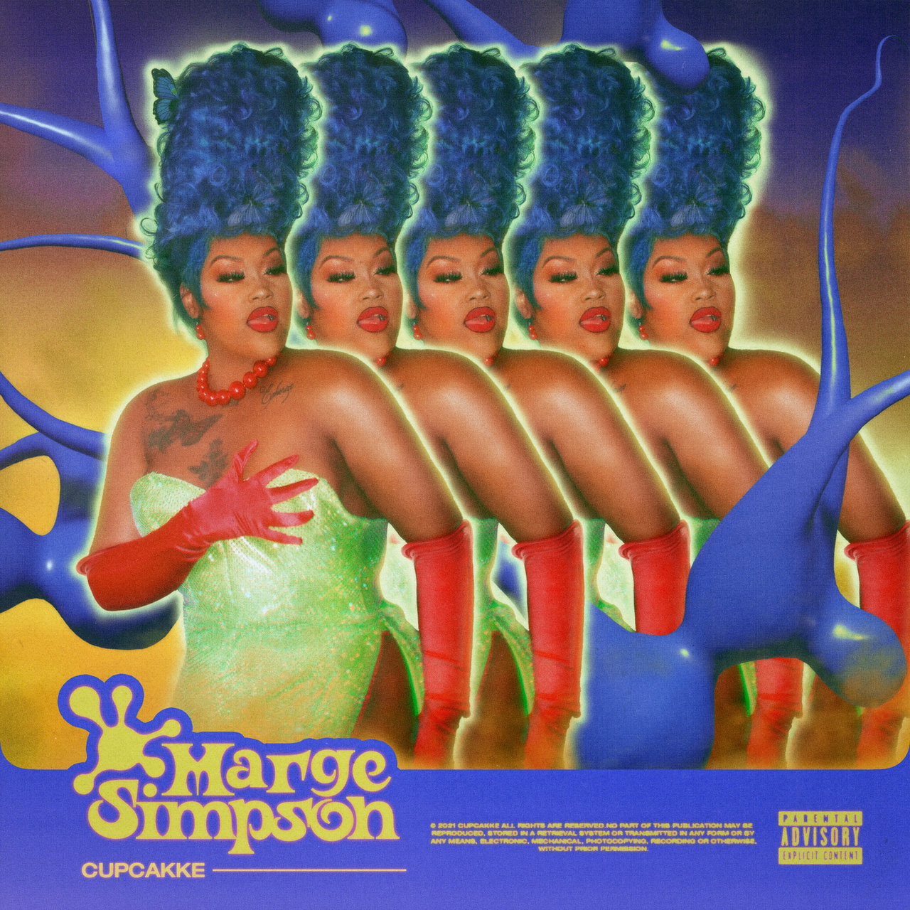 CupcakKe — Marge Simpson cover artwork