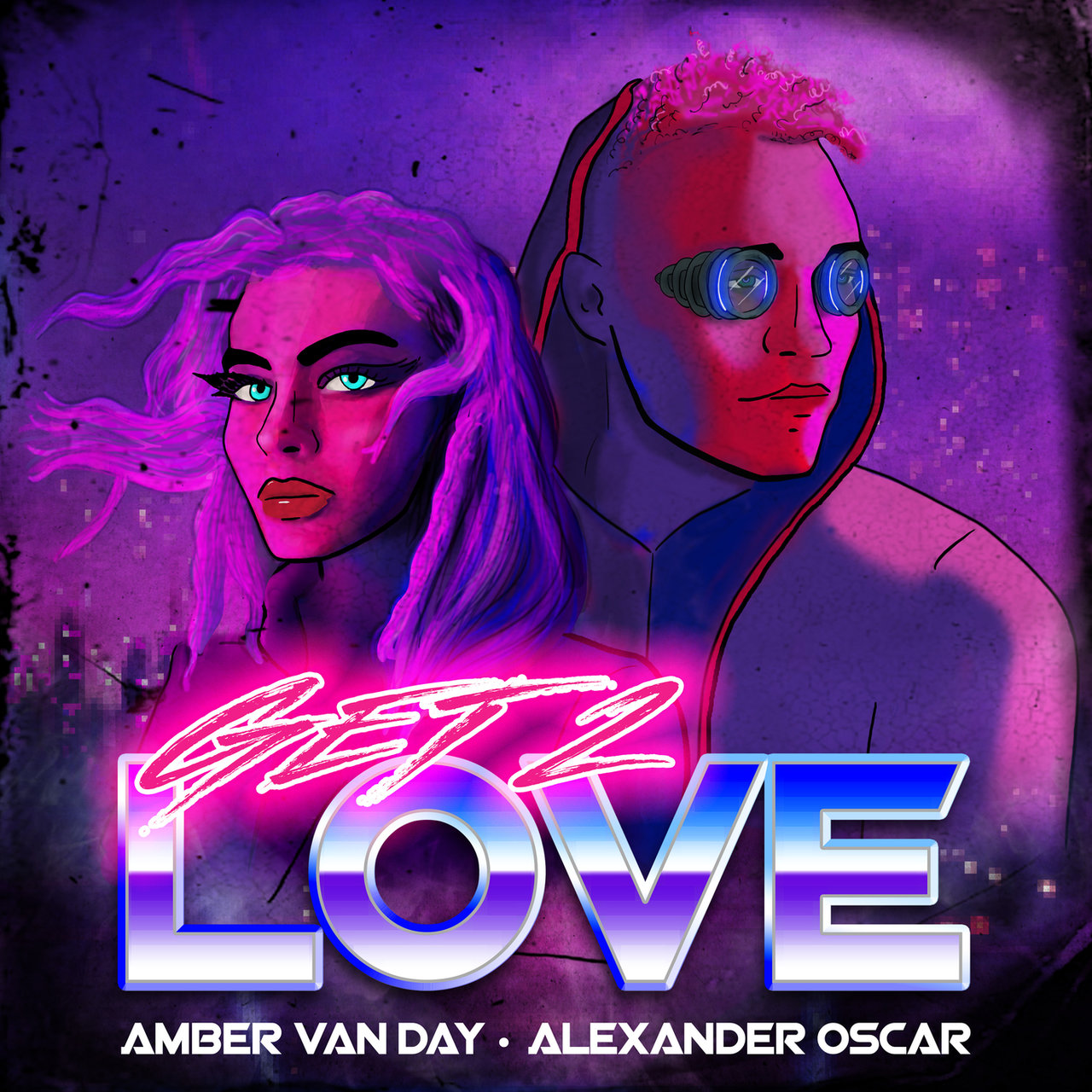 Amber Van Day & Alexander Oscar — Get 2 Love cover artwork