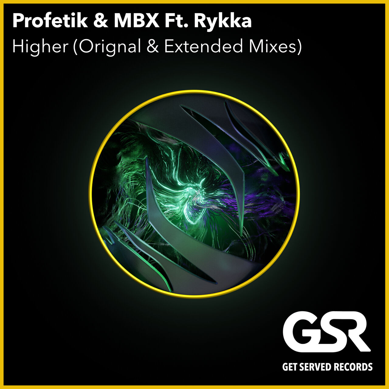 Profetik & MBX ft. featuring Rykka Higher cover artwork