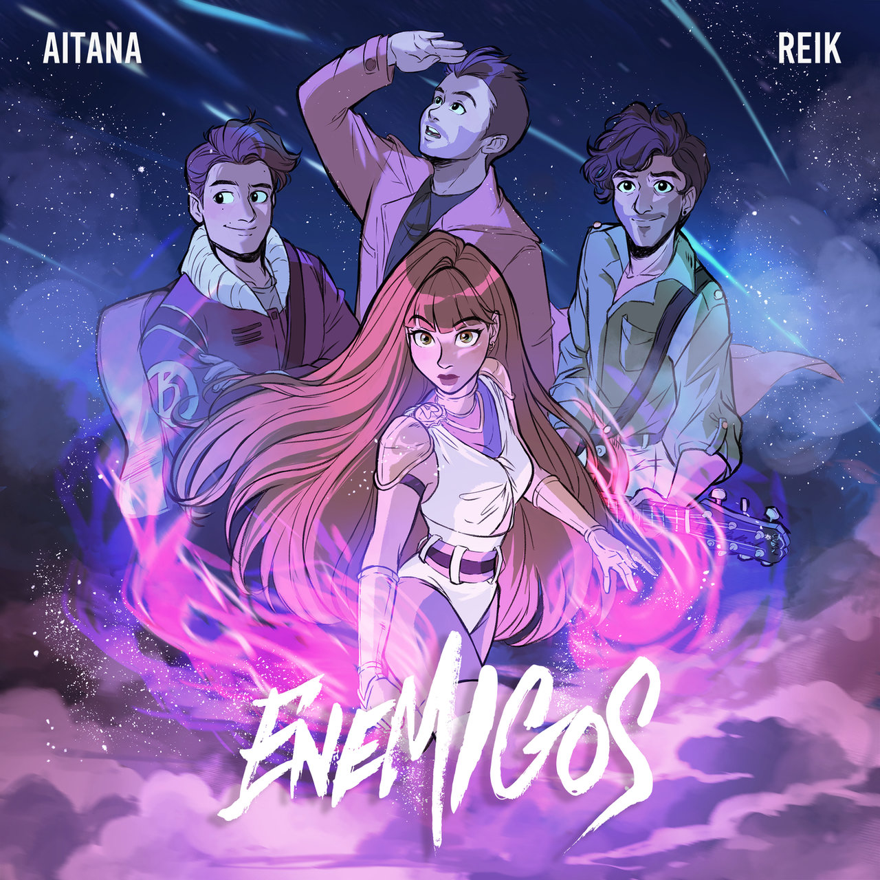 Aitana & Reik Enemigos cover artwork