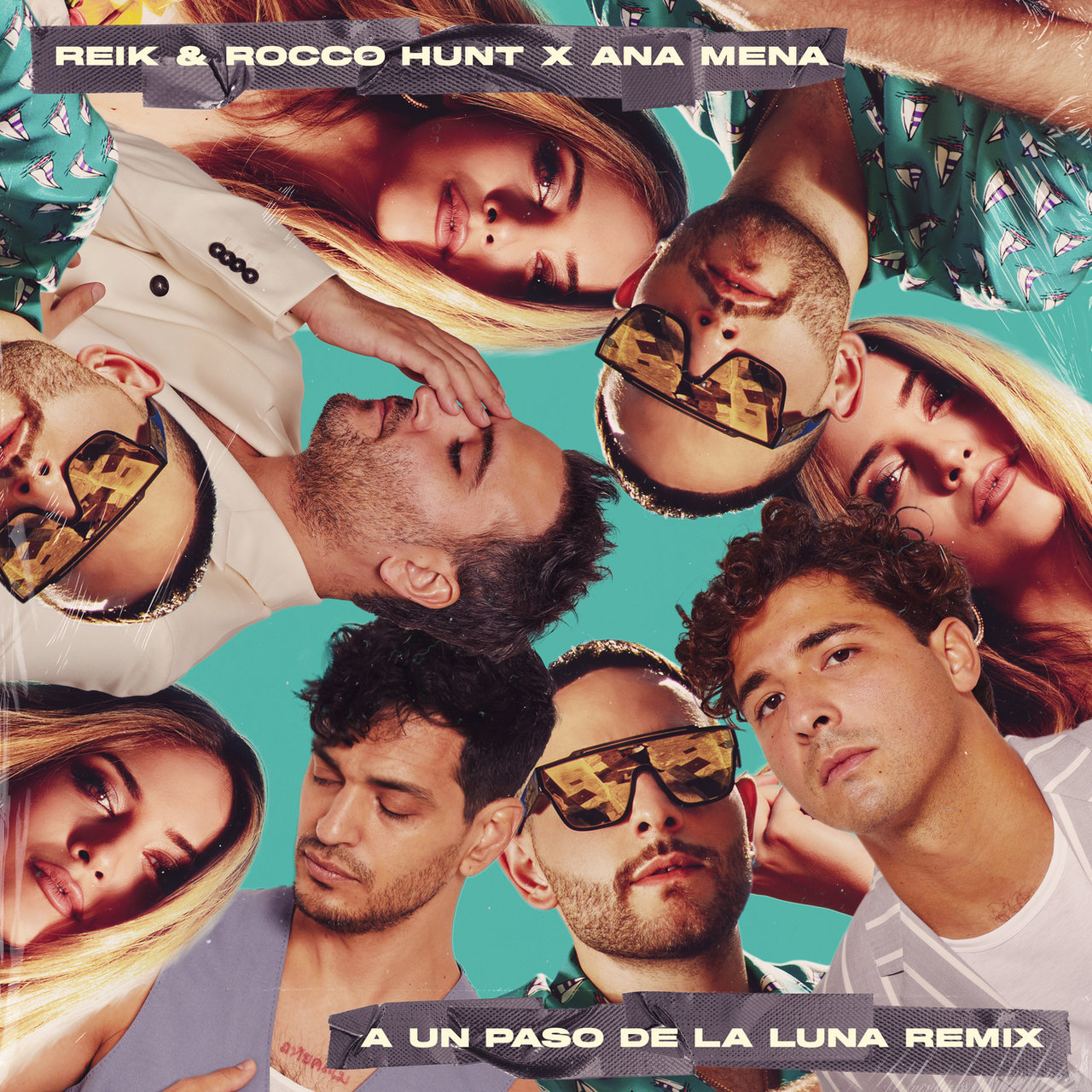 Reik, Rocco Hunt, & Ana Mena — A Un Paso De La Luna (Remix) cover artwork