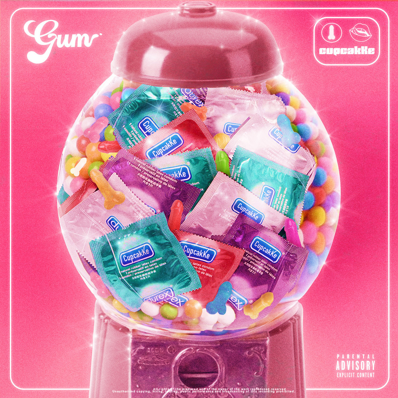 CupcakKe — Gum cover artwork