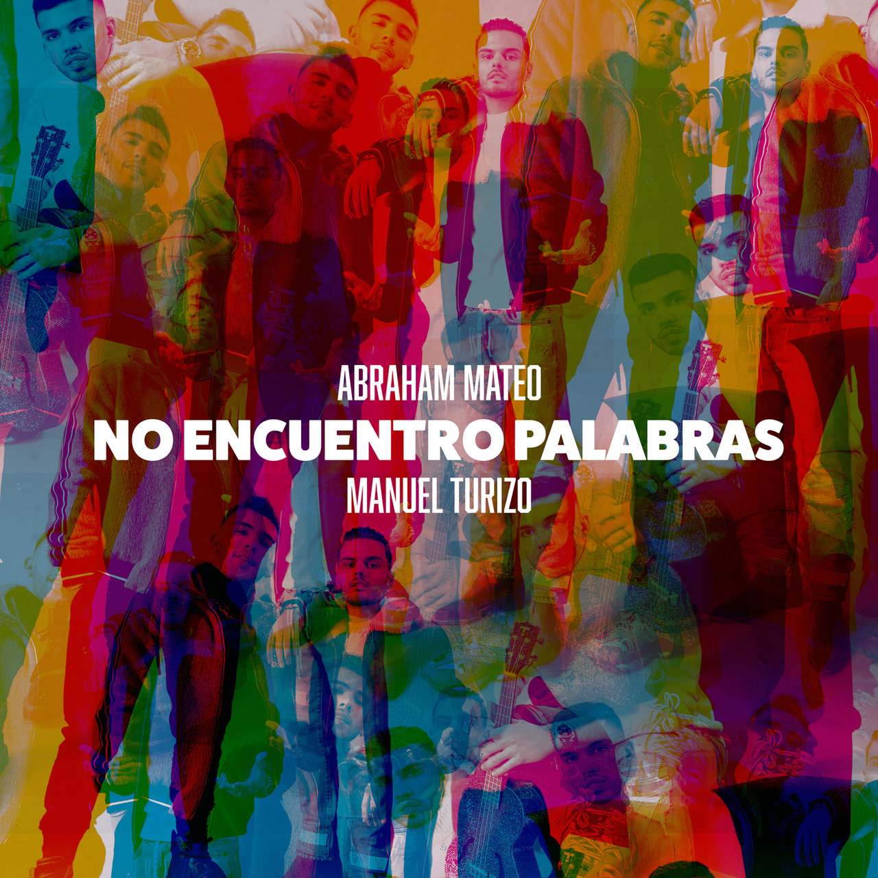 Abraham Mateo & Manuel Turizo — No Encuentro Palabras cover artwork