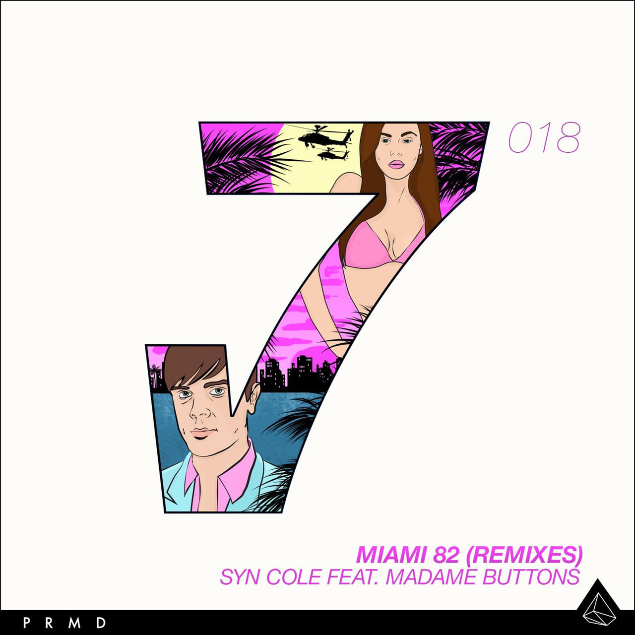 Syn Cole featuring Madame Buttons — Miami 82 (Kygo Remix) cover artwork