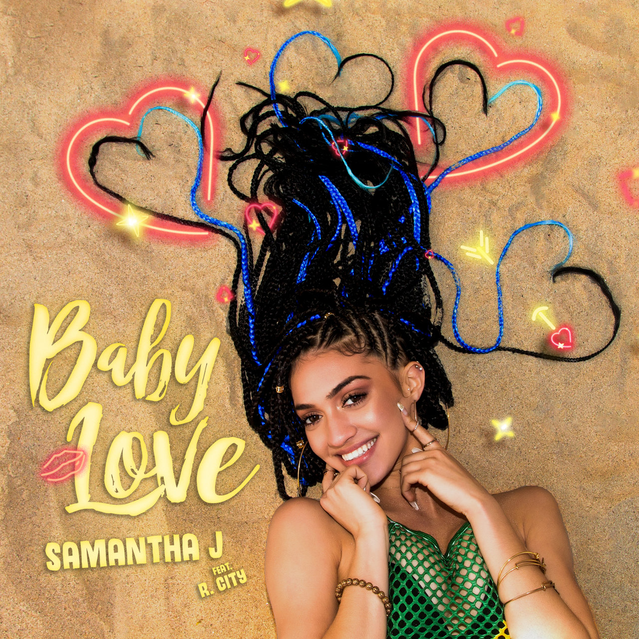 Samantha J ft. featuring R. City Baby Love cover artwork