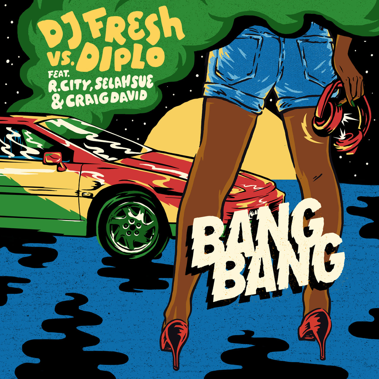 DJ Fresh & Diplo featuring R. City, Selah Sue, & Craig David — Bang Bang cover artwork