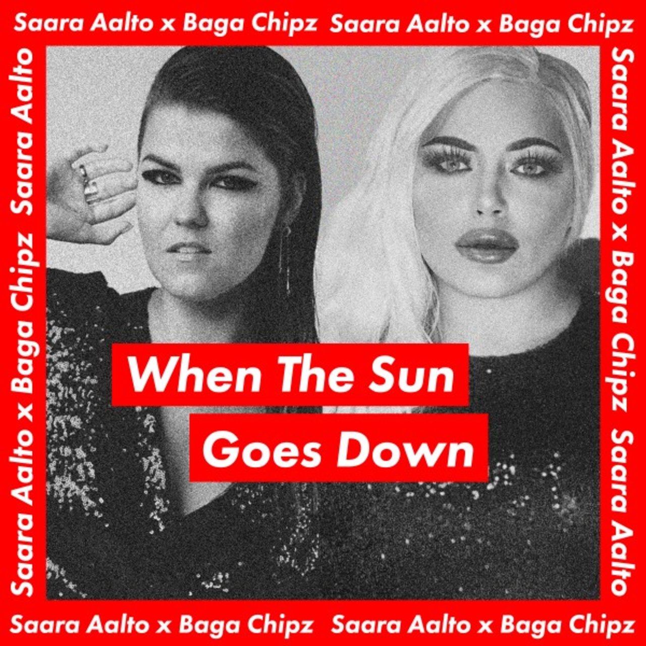 Saara Aalto & Baga Chipz When the Sun Goes Down cover artwork