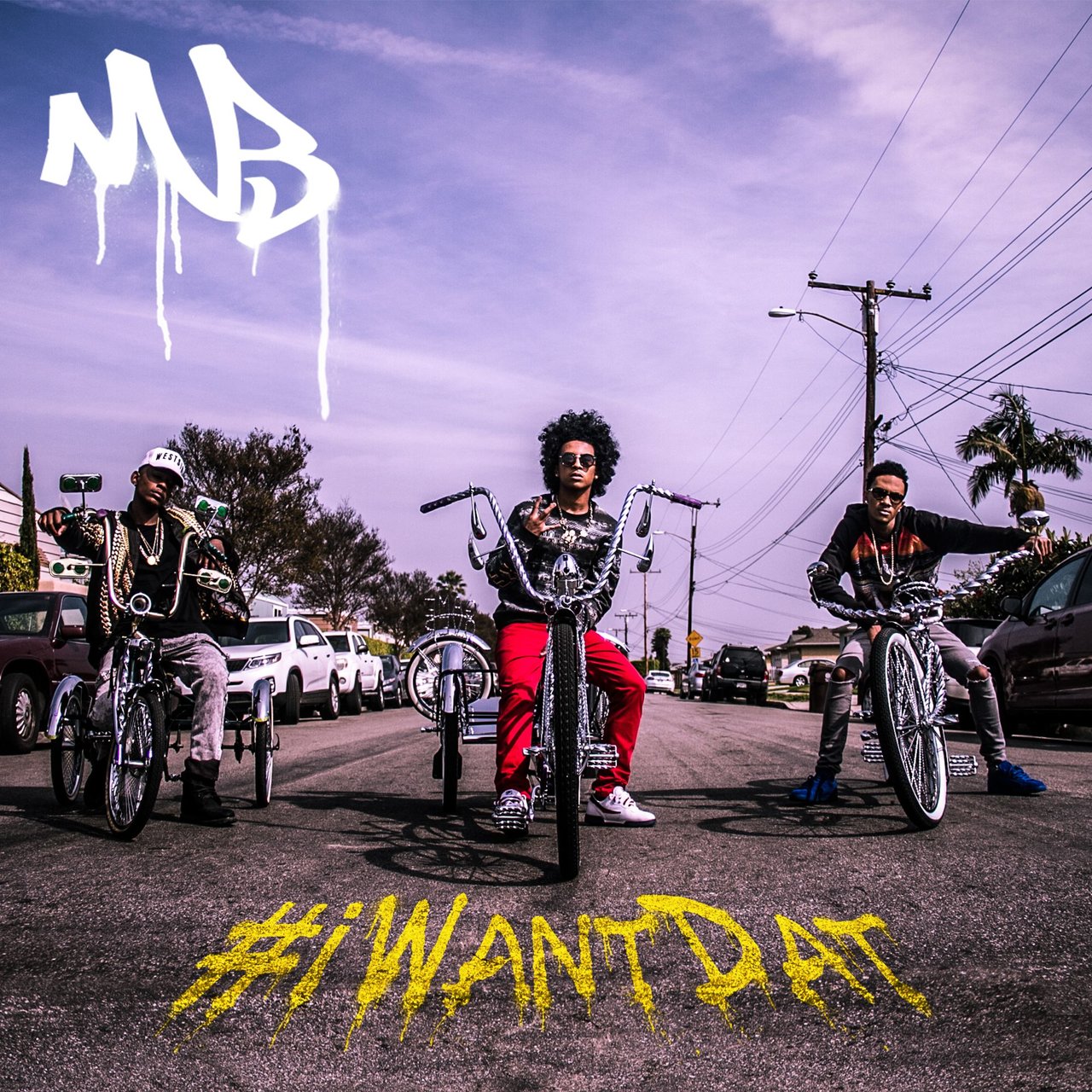 Mindless Behavior featuring Problem & Bad Lucc — #iWantDat cover artwork