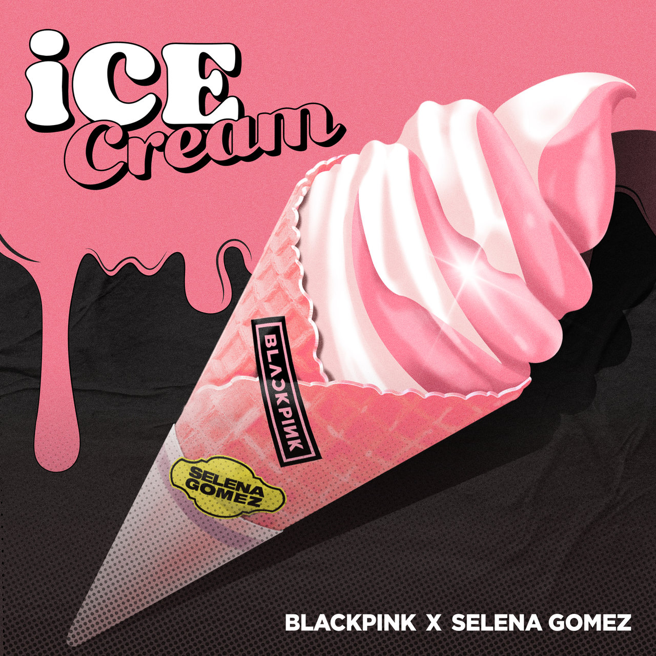 BLACKPINK & Selena Gomez Ice Cream cover artwork