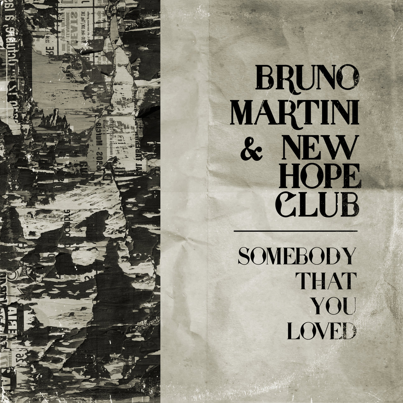 Bruno Martini & New Hope Club Somebody That You Loved cover artwork