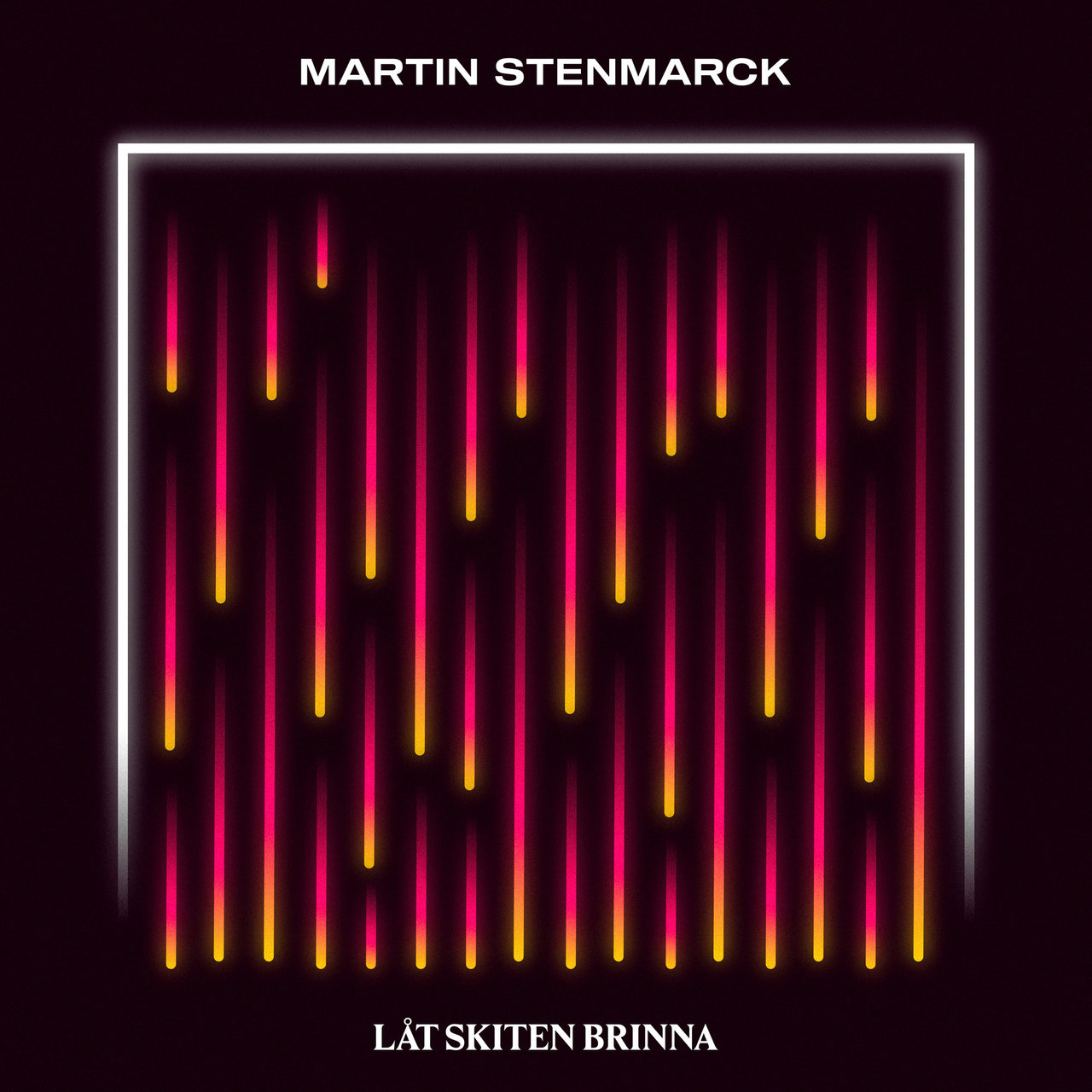 Martin Stenmarck Låt skiten brinna cover artwork
